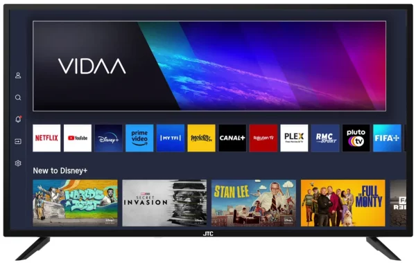 40″ Full HD Smart TV S40F44001VM mit VIDAA Betriebssystem und Triple Tuner, FHD Fernseher